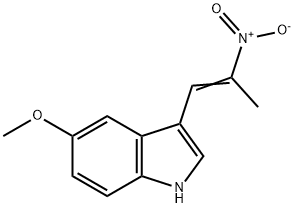5-甲氧基-3-(2-硝基-顺-丙烯基)-吲哚结构式