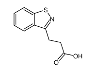 1,2-Benzisothiazole-3-propionic acid结构式