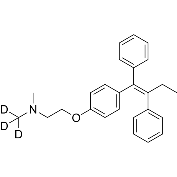 Tamoxifen-d3 Structure