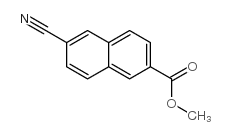 METHYL-6-CYANO NAPHTHALENE-2-CARBOXYLATE结构式