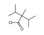 2,3-dimethyl-2-propan-2-ylbutanoyl chloride结构式