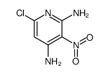 4,6-diamino-2-chloro-5-nitropyridine结构式