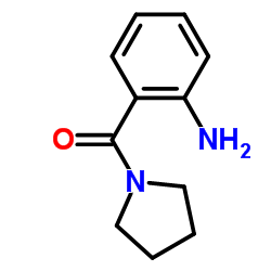 2-(吡咯烷-1-基羰基)苯胺结构式