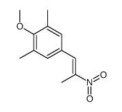 2-methoxy-1,3-dimethyl-5-(2-nitroprop-1-enyl)benzene结构式