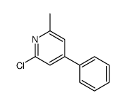 2-Chloro-6-methyl-4-phenylpyridine Structure