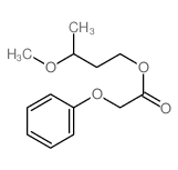 3-methoxybutyl 2-phenoxyacetate Structure
