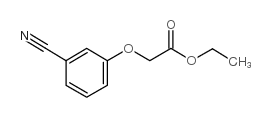 (3-氰基苯氧基)乙酸乙酯结构式
