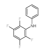2,3,5,6-tetrafluoro-N-phenyl-aniline结构式