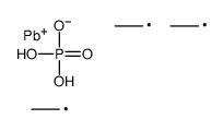 phosphoric acid, triethyllead Structure