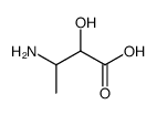 3-amino-2-hydroxybutanoic acid Structure