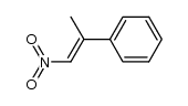 (Z)-1-Nitro-2-phenyl-1-propene structure