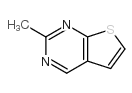 Thieno[2,3-d]pyrimidine, 2-methyl- (9CI) Structure