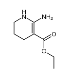 2-amino-1,4,5,6-tetrahydro-pyridine-3-carboxylic acid ethyl ester结构式