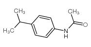 4-异丙基乙酰苯胺结构式