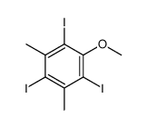 1,3,5-triiodo-2-methoxy-4,6-dimethylbenzene结构式
