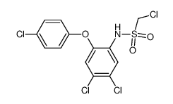 4,5,4'-Trichlor-2-chlormezylamidodiphenylaether结构式