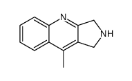 9-methyl-2,3-dihydro-1H-pyrrolo[3,4-b]quinoline结构式