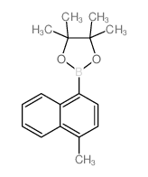 4-甲基萘-1-硼酸频哪醇酯结构式