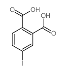 4-Iodo-1,2-benzenedicarboxylic acid structure
