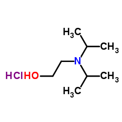 N,N-二异丙基乙醇胺盐酸盐结构式