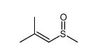 2-methyl-1-methylsulfinylprop-1-ene结构式