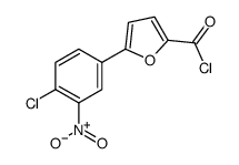 5-(4-chloro-3-nitrophenyl)furan-2-carbonyl chloride structure