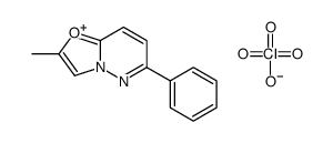 2-methyl-6-phenyl-[1,3]oxazolo[3,2-b]pyridazin-4-ium,perchlorate Structure