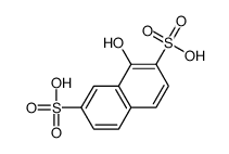 1-naphthol-2,7-disulfonic acid Structure