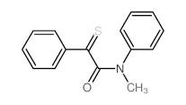 Benzeneacetamide,N-methyl-N-phenyl-a-thioxo-结构式