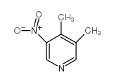 3,4-二甲基-5-硝基吡啶结构式
