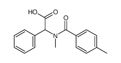 N-Methyl-N-(4-methylbenzoyl)-C-phenylglycin Structure