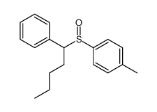 1-methyl-4-[(1-phenylpentyl)sulfinyl]benzene结构式