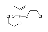 2-[bis(2-chloroethoxy)phosphoryl]prop-1-ene结构式