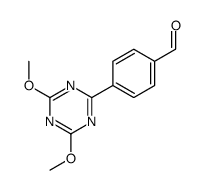 4-(4,6-dimethoxy-1,3,5-triazin-2-yl)benzaldehyde Structure