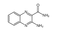 3-AMINOQUINOXALINE-2-CARBOXAMIDE结构式