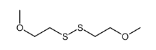 1-methoxy-2-(2-methoxyethyldisulfanyl)ethane结构式