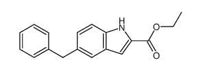 5-benzyl-indole-2-carboxylic acid ethyl ester Structure