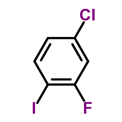 2-Fluoro-4-chloroiodobenzene Structure