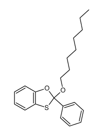 2-octyloxy-2-phenyl-benzo[1,3]oxathiole结构式