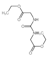 ethyl 2-(ethoxycarbonylmethylcarbamoylamino)acetate Structure