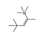 (Z)-(4,4-dimethylpent-2-en-2-yl)trimethylsilane Structure