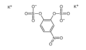 dipotassium 4-nitro-o-phenylene bis(sulphate)结构式