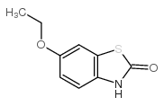 6-乙氧基苯并噻唑-2-酮结构式