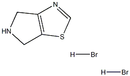 5,6-二氢-4H-吡咯并[3,4-D]噻唑二氢溴酸盐结构式