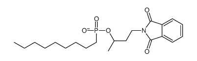 4-(1,3-dioxoisoindol-2-yl)butan-2-yloxy-nonylphosphinate结构式