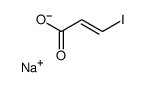 (Z)-3-Iodoacrylic acid sodium salt Structure