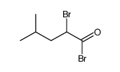 2-Bromo-4-methylpentanoic acid bromide structure