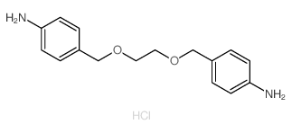 Benzenamine,4,4'-[1,2-ethanediylbis(oxymethylene)]bis-, monohydrochloride (9CI) Structure