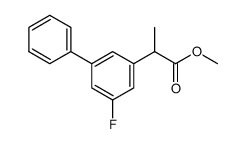 methyl 2-(5-fluoro-[1,1'-biphenyl]-3-yl)propanoate Structure