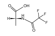 (2,2,2-Trifluoroacetyl)-D-alanine Structure